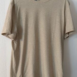 Vuori Light Beige Short Sleeve Men's Tee